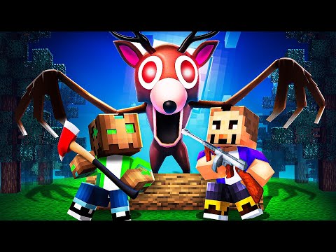 Pasamos 99 NOCHES en el BOSQUE en Minecraft!