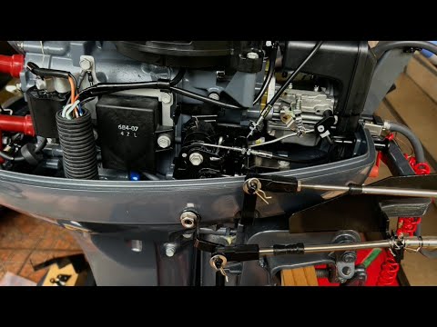 DIY Installing A Remote Throttle (with Mods) for a Bare-Bones 15HP Yamaha Enduro Outboard Motor