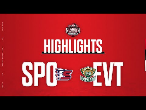 Spokane Chiefs at Everett Silvertips 9/24 | WHL Highlights 2023-24