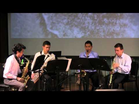 Videos by SANTY LEON / Ibis Amador - Tornasol oscuro [Cuarteto de saxofones  c. 6 mins]
