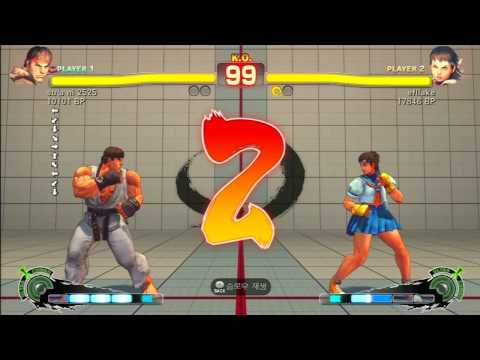 SSF4 Rank Match  su a ni 2525(RY)  vs  efllake(SK)