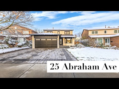 25 Abraham Ave, Markham -- a hot new listing, SOLD