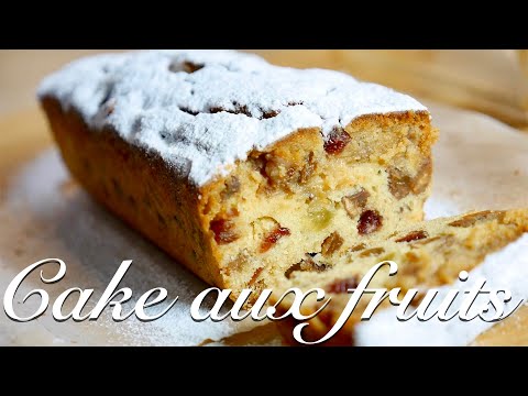 【ラム酒の効いたフルーツケーキ】初心者の方でも気軽に作れるレシピ/How to make Fruit cake /Cake aux fruits【簡単料理】