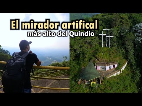 Alto de las 3 Cruces en Buenavista  el mirador artificial más alto del Quindío