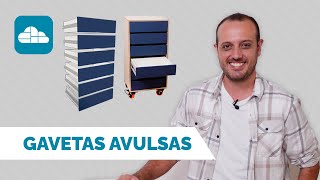 Projetando e montando gavetas avulsas no Cortecloud