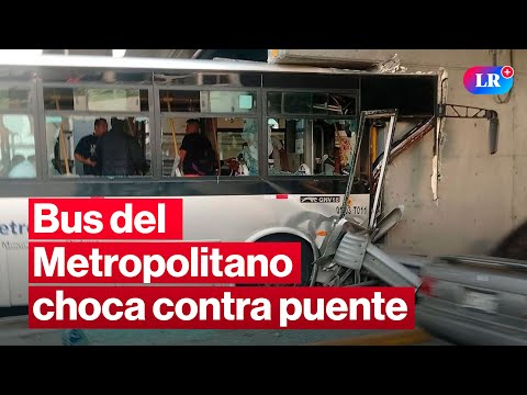 🔴VÍA EXPRESA: caos tras ACCIDENTE de BUS del METROPOLITANO | #EnVivoLR