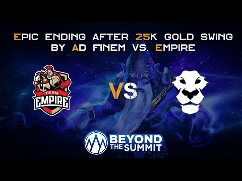 Epic ending after 25k gold swing by Ad Finem vs. Empire @The Summit 5