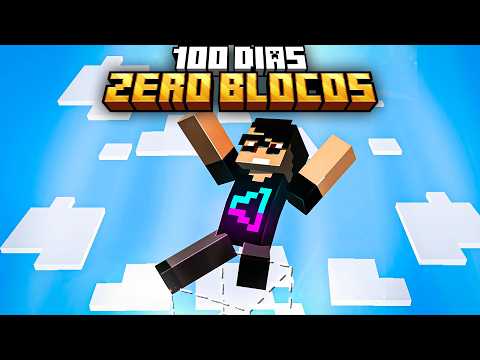 I Survived 100 Days on NO BLOCK in Minecraft