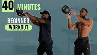 40 Minute HIIT workout with Kettlebell at home (4/5)