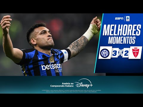 Gols e lances de Internazionale x Monza
