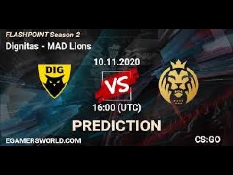 🔴LIVE CSGO MAD Lions Vs Dignitas Flashpoint 2 (Bo3)