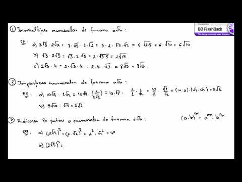 Inmultirea numerelor reale, reguli de calcul cu radicali