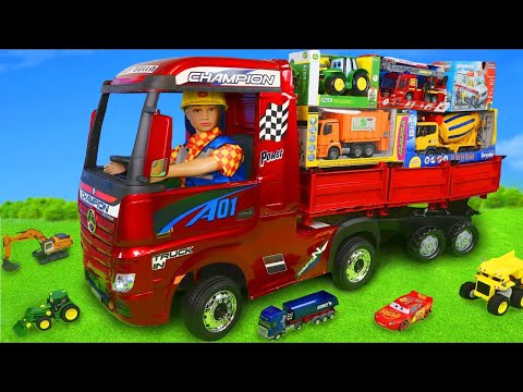 Truck delivers the Toys