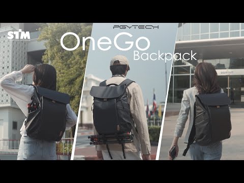 PGYTECH OneMo kuprinė 25l + pečių krepšys (Twilight Juodas) (P-CB-020) video