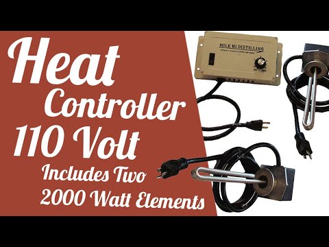 Heat controller for stills to make alcohol at home