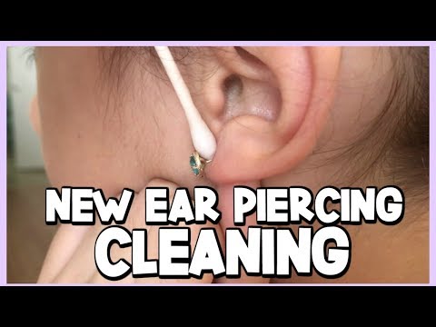 HOW TO CLEAN YOUR NEWLY PIERCED EARS - Ear Piercing ...