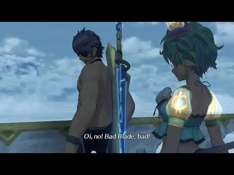 Xenoblade Chronicles 2 Swimsuit Edition Cutscene 103 - Journey to Tantal