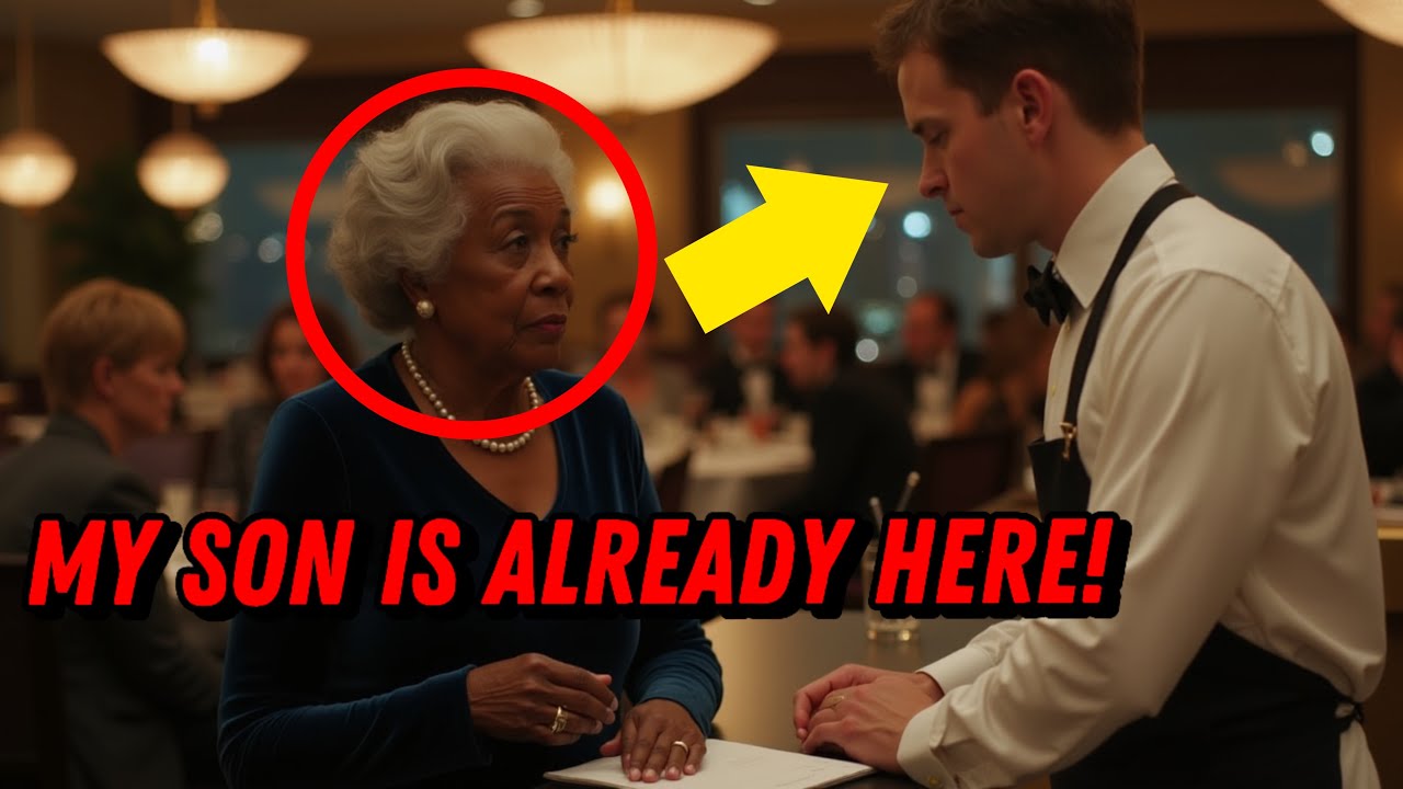 Waiter Refused To Serve Elderly Black Woman Not Knowing Her Son Owned The Restaurant