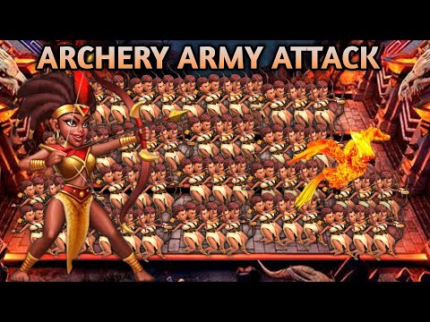 The Archer Army Powerfull Attack 🏹🤯 Castle Crush ⚔️🔥