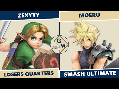 Defend the District 7: Losers Quarters - Zexyyy (Young Link) vs Moeru (Cloud) SSBU
