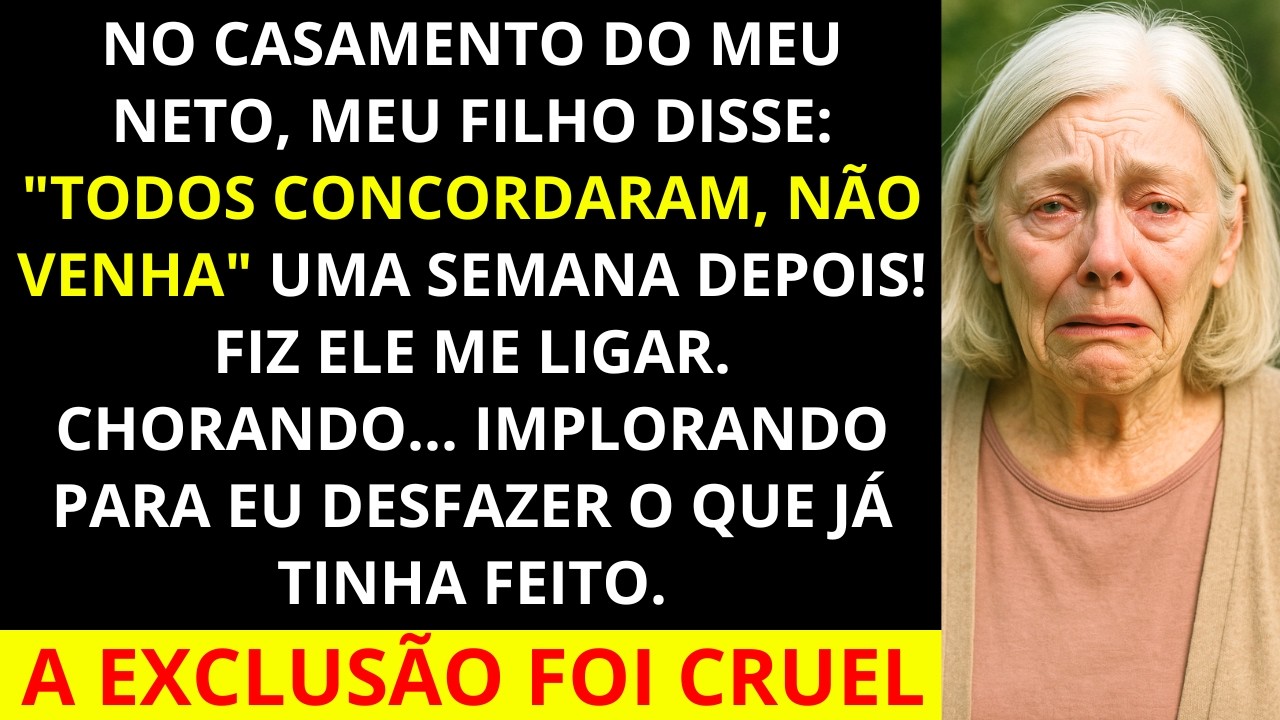 “We all agree — don’t come to the wedding,” my son said at my grandson’s wedding...