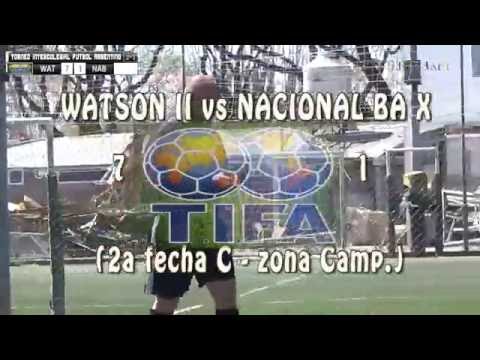 7 WATSON II vs NACIONAL BA X 1 - 2ª fecha C zona Camp - 18/09/2016