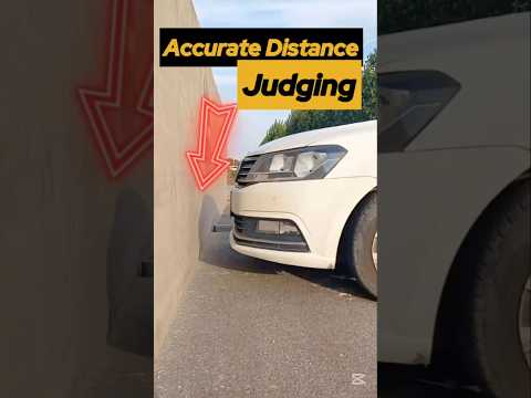 How to Judge Wall Distance with Your Car #cardrivingtips #automobile #shorts