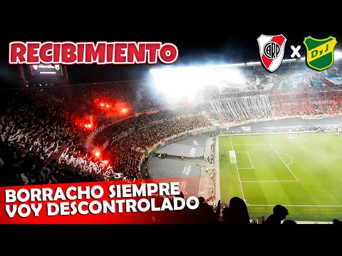 RECIBIMIENTO DE RIVER VS DEFENSA Y JUSTICIA | BORRACHO SIEMPRE VOY DESCONTROLADO