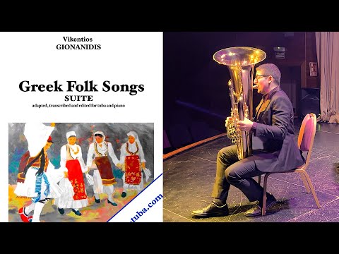 Greek Folk Songs Suite - Vikentios Gionanidis, tuba | Madrid recital 2024