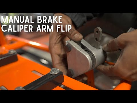 Change Arm Positions on Go Kart Manual Brake Caliper Install