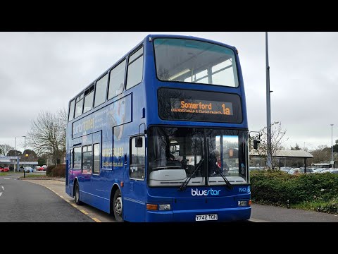 🚍*Old School Machine* Bluestar/Morebus 1942 Y742 TGH Volvo B7 on Service 1A