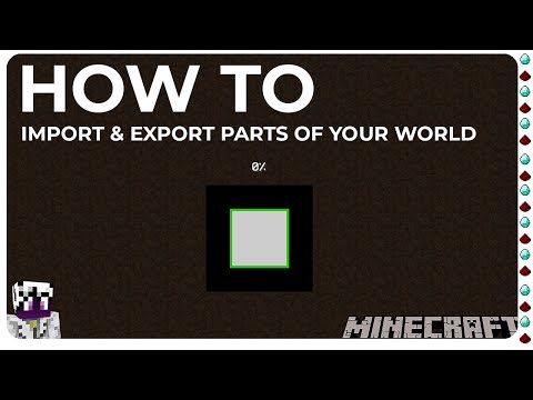 How to export & import parts of your Minecraft world (regions)