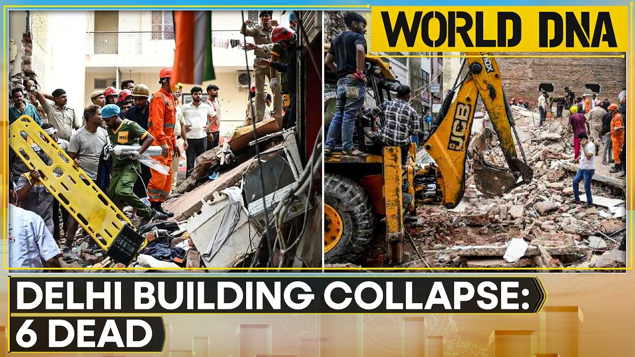 LIVE: Delhi Building Collapse: 6 Dead | Iran Warns US Of Painful Response | WION World DNA