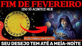 ULTIMA NOITE DE FEVEREIRO: 6 PLANETAS no Ceu - Seu Desejo Pode Virar REALIDADE