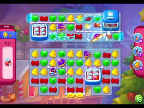 HomeScapes Level 7683 no boosters (12 moves)