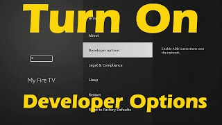 How to Enable Developer Options on Firestick / Fire TV Cube / Fire TV / Fire TV Televisions