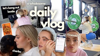 spend the day with me [vlog] TS tickets?! | wholesome chats | booktok | running | conagh kathleen