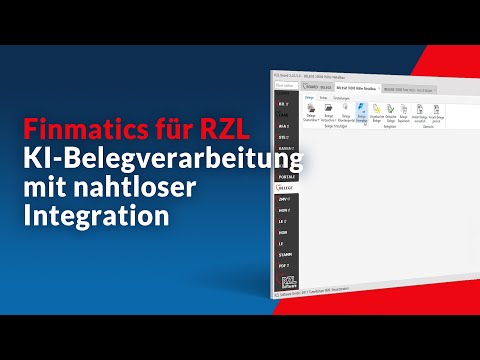 Mit Finmatics KI-Automatisierung in RZL bis zu 70% schneller arbeiten