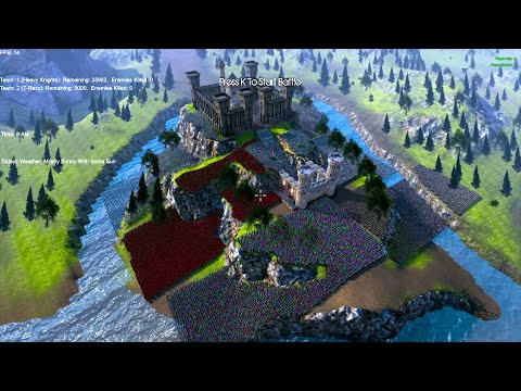 TRex Vs 40K Ancient Medieval Heroes - Ultimate Epic Battle Simulator UEBS