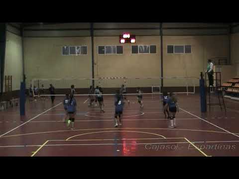 🏐 Partido de 🏐 Voleibol 🏐  femenino 🏐 INFANTIL  Cajasol - Espartinas 18/19