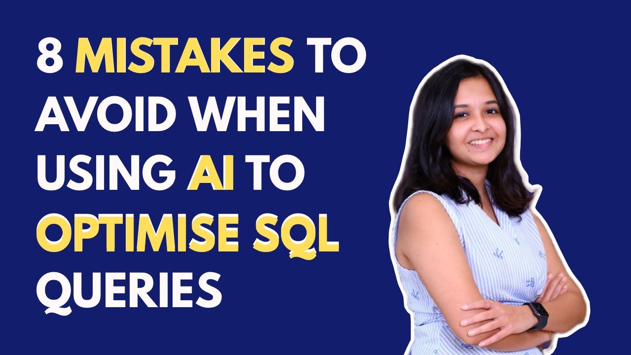 How to write Better Optimised SQL Queries using AI - SQL Query Optimisation techniques 