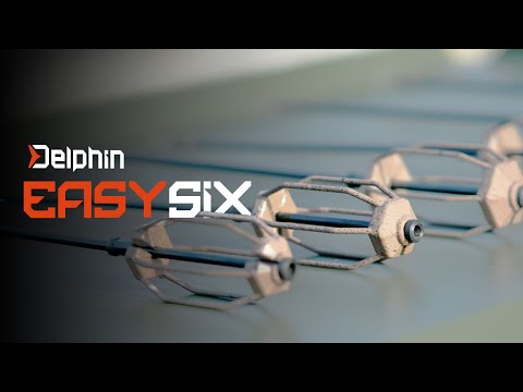 DELPHIN - Olovené krmítko s trubičkou EazySIX 40 g