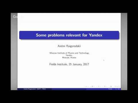 DeepHack.RL: Andrey Raigorodskiy - Перспективные исследовательские задачи