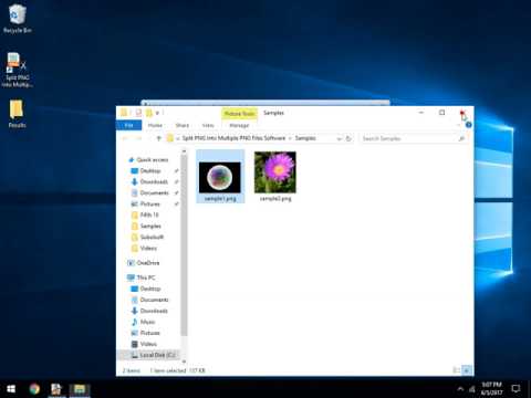 Split PNG Into Multiple PNG Files Software