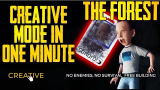 How to Unlock Creative Mode in 1 Minute in The Forest (PC Only)