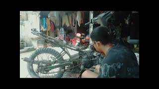 Download lagu cara membuat rangka trail RBT #part1 #viral mp3