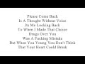 Conejo - Please Come Back (With Lyrics On Screen)-Grimoire 2013 - SilentHxA Conejo - Please Come Back (With Lyrics On Screen)-Grimoire 2013