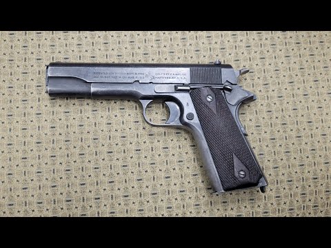 Colt 1911 Original WW1 Black Army from 1918