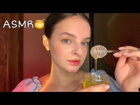 ASMR 🍯 Honey Spoons, Mouth Sounds & Visuals ✨