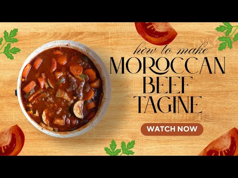 🍲 Moroccan Beef Tagine | Authentic Slow-Cooked Recipe with Spices & Vegetables